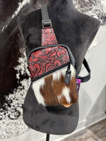 Red roses sling #3066