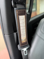 Prayer seat belt pre-order