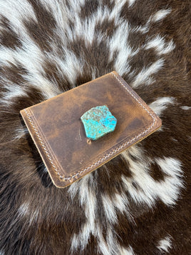 Turquoise Slab Card Holder